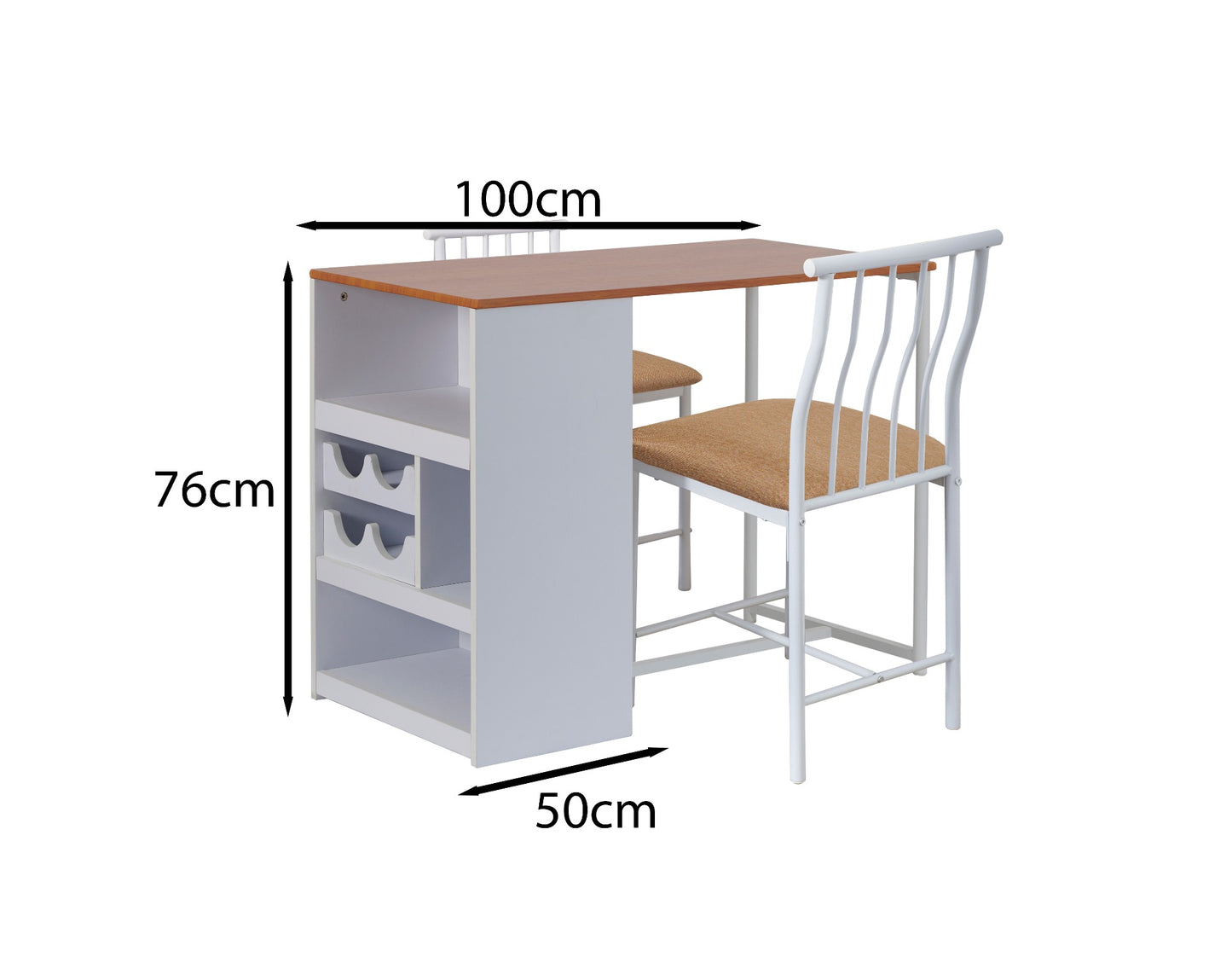 Bistro Dining Set - White
