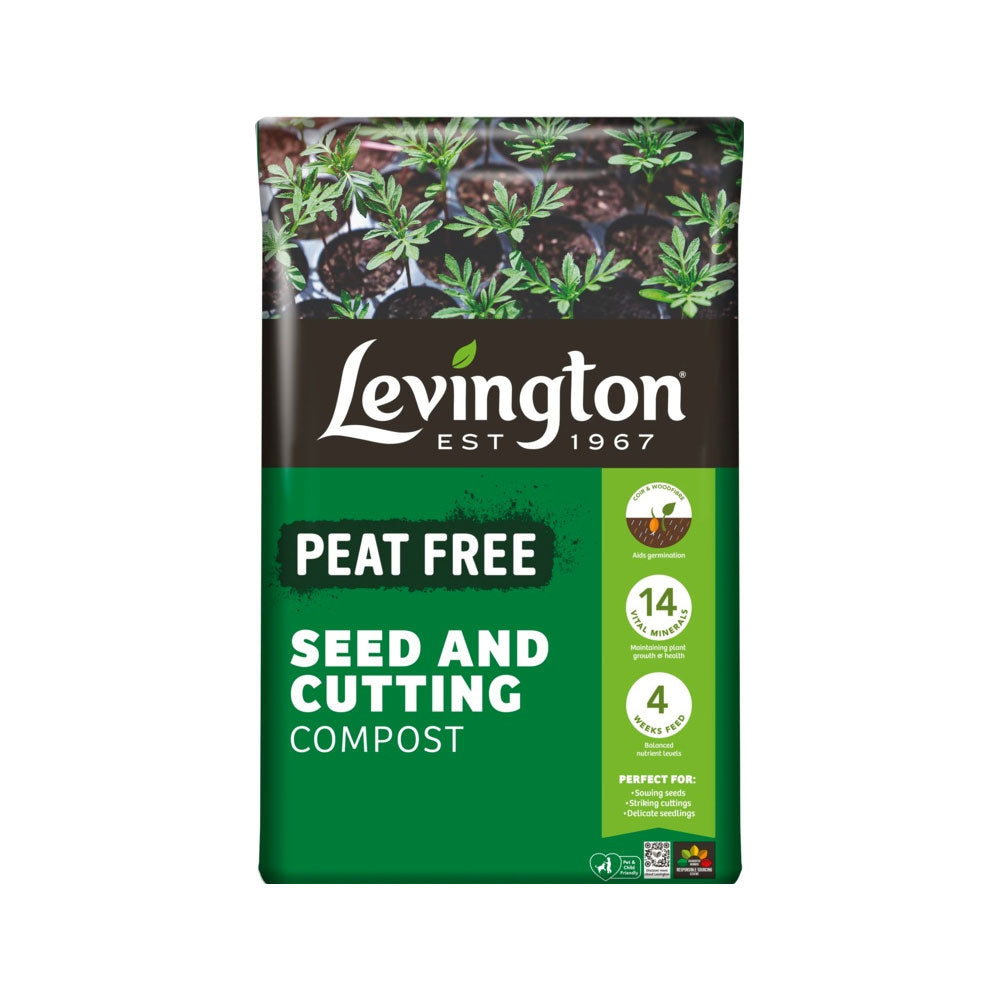 Levington Peat Free Seed & Cutting Compost 20L