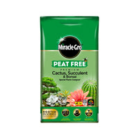 Miracle-Gro Peat Free Cactus, Succulent & Bonsai Compost 10L