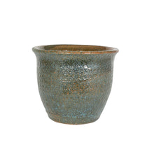Neptune Ceramic Glazed Planter Bell Pot Pearl Green 37cm