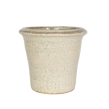 Rustica Ceramic Glazed Cone Pot Off White 41cm