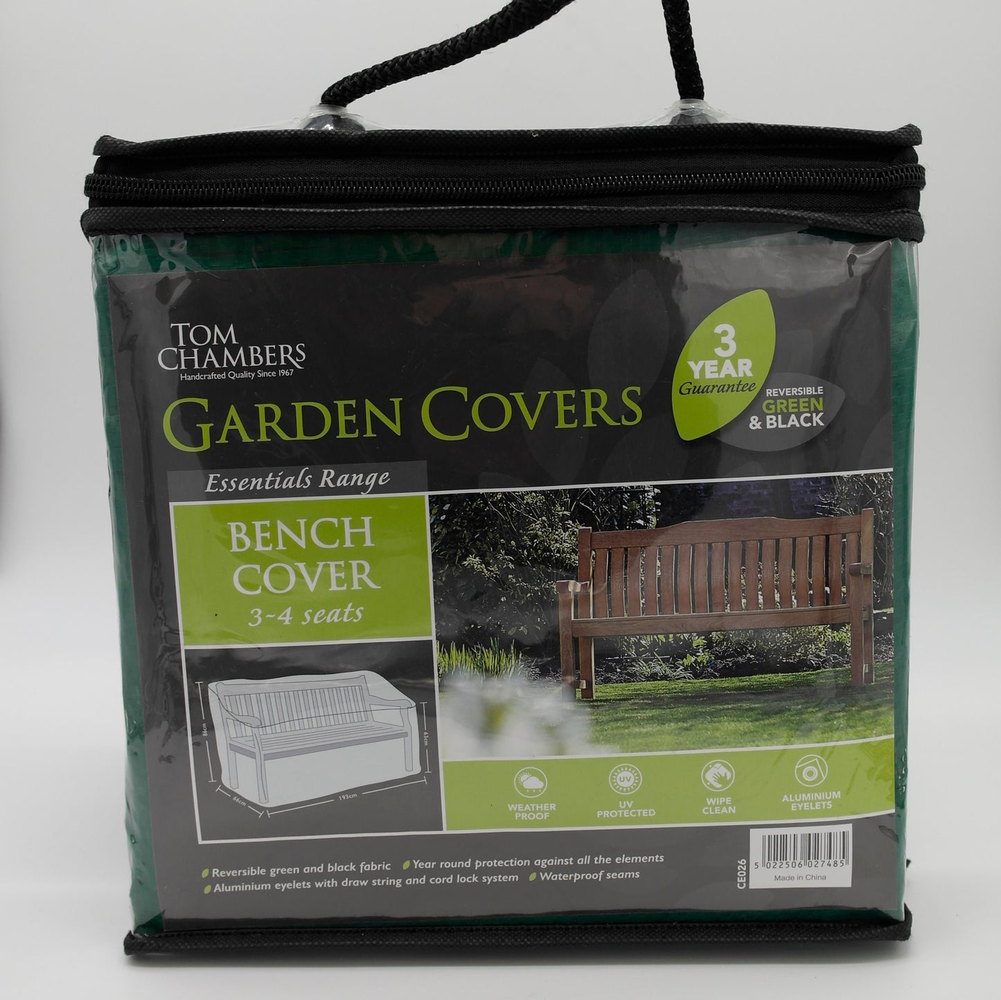 Tom Chambers 3 - 4 Seat Bench Garden Cover