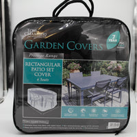 Tom Chambers Rectangular Patio Set Garden Cover (4 Seater)