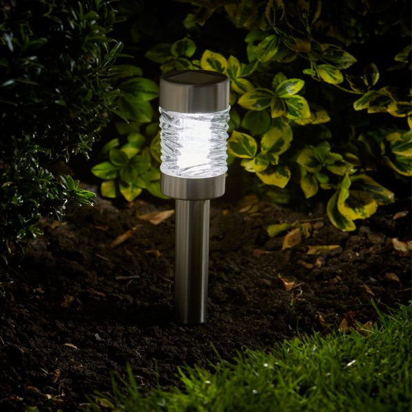 Martini Solar Stake Garden Path Lights - 4 Pack