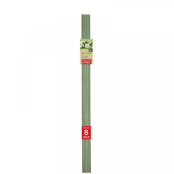 Gro-Stake Reusable Plant Supports  0.9m - 8 Pack