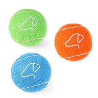 Squeaky Pooch 6.5cm Tennis Balls - 3pk