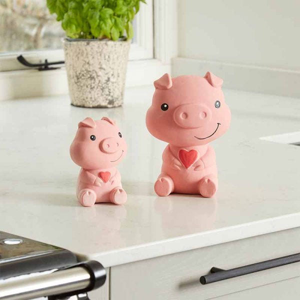 Latex Squeaky Piggie Dog Toy Large