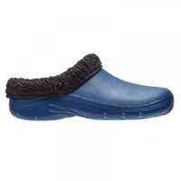 Comfi Fleece Clog Navy - Size 4