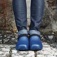 Comfi Fleece Clog Navy - Size 4