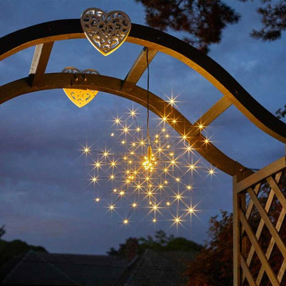 Starburst Solar Hanging Pendant Light