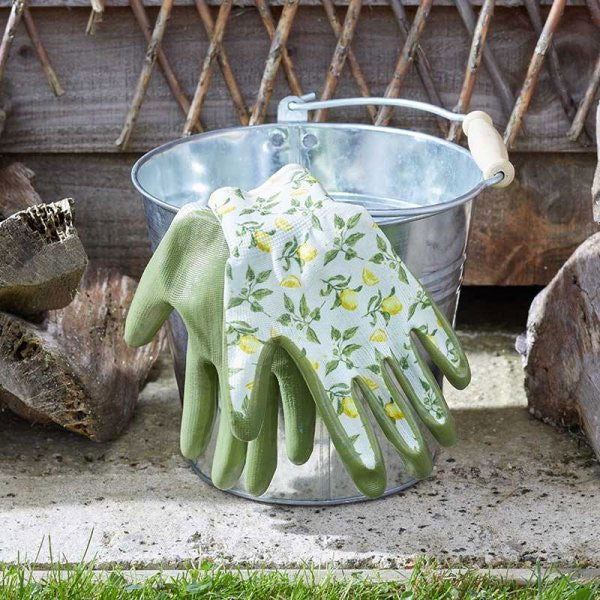 Seed & Weed Sicilian Lemon Gardening Gloves Medium Size 8