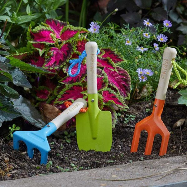 Kids Fork, Trowel and Rake Set