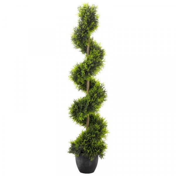 Cypress Outdoor Artificial Topiary Twirl 120 cm