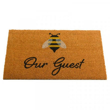 Bee Our Guest Door Mat 45 x 75cm