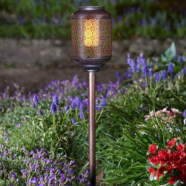 Tunis Flaming Torch Solar Stake Light 105cm