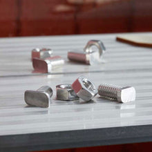 Greenhouse Cropped Head Bolts & Nuts - 15 Pack