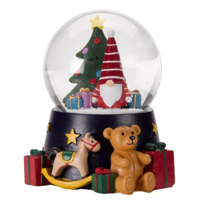 10cm Musical Gonk Snowglobe Sphere Decoration