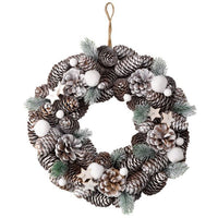 FrostPine Christmas Door Wreath 36cm