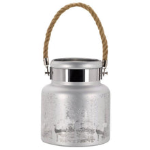Wonderland Lantern Candle Holder Silver