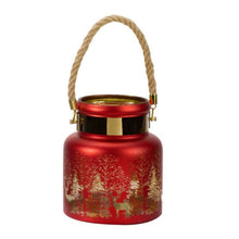 Wonderland Lantern Ruby Candle Holder