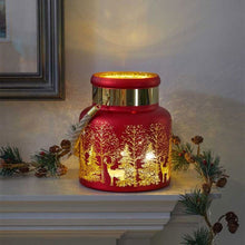 Wonderland Lantern Ruby Candle Holder
