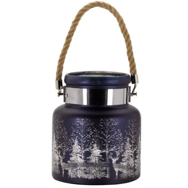 Wonderland Lantern Candle Holder - Sapphire