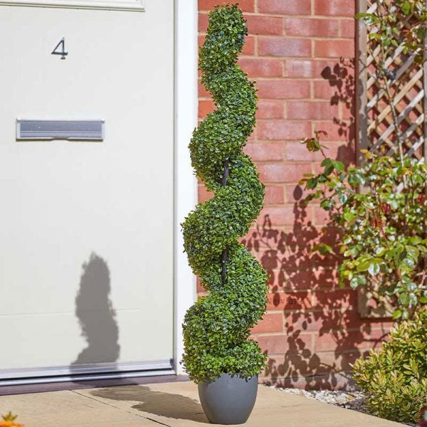 Artificial Outdoor Topiary Twirl 120cm