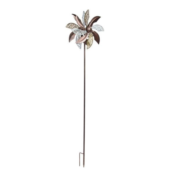 Anemos Metal Wind Spinner Stake