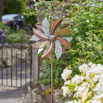 Anemos Metal Wind Spinner Stake