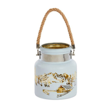 Wonderland Lantern Candle Holder White