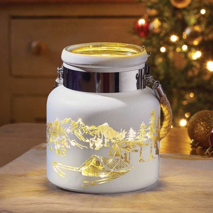 Wonderland Lantern Candle Holder White