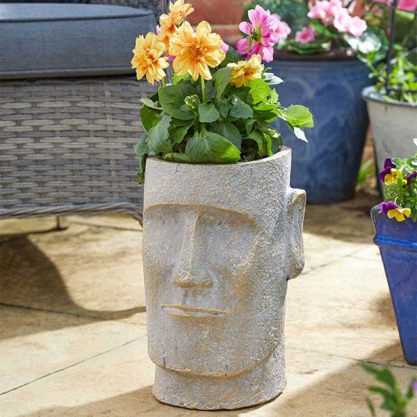 Easter Island Statue Planter 31cm