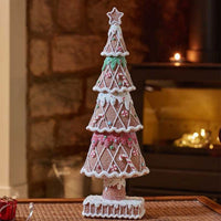Gingerbread Xmas Tree Christmas Decoration - 30cm