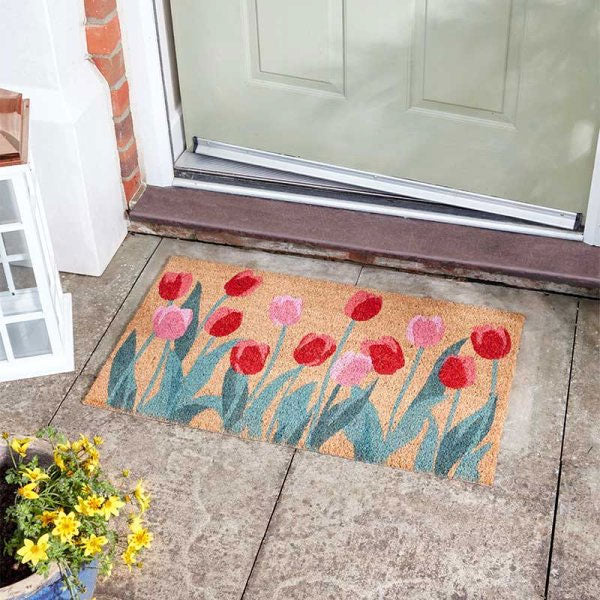 Tulips Decoir Door Mat 45 x 75cm