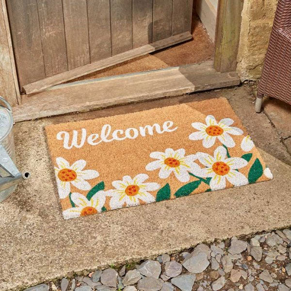 Welcome Daisy Decoir Door Mat 45 x 75cm