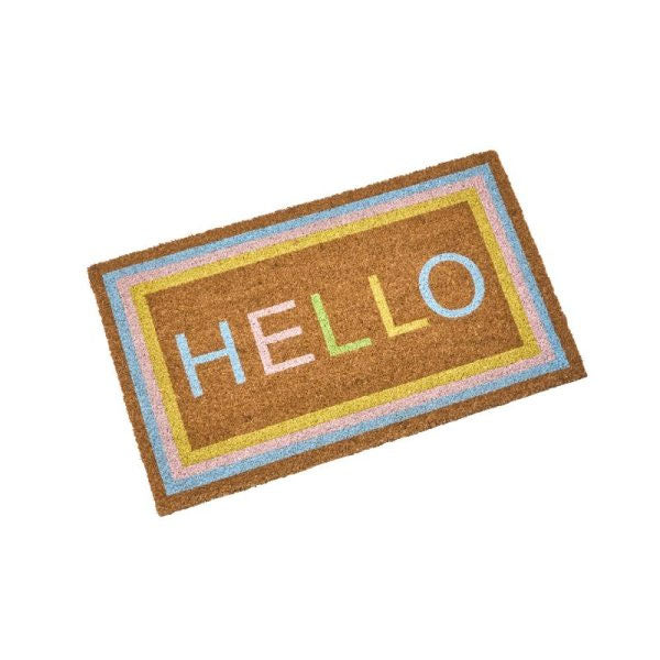 Colour Hello Decoir Mat 45 x 75cm