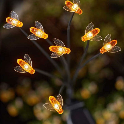 8-Stem BeeLights Solar Stake Lights