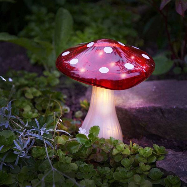Magic Mega Mushroom Solar Stake Light 23cm