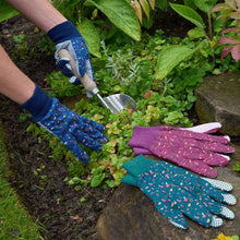 Mushrooms Cotton Grips Medium Gloves M8 - 3 Pack