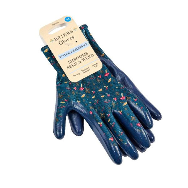 Seed & Weed Mushrooms Gardening Gloves Medium Size 8