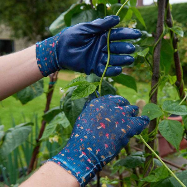 Seed & Weed Mushrooms Gardening Gloves Medium Size 8