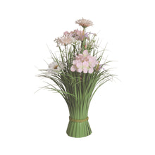 Hydrangea Artificial Faux Floral Bundle White/Pink 40cm