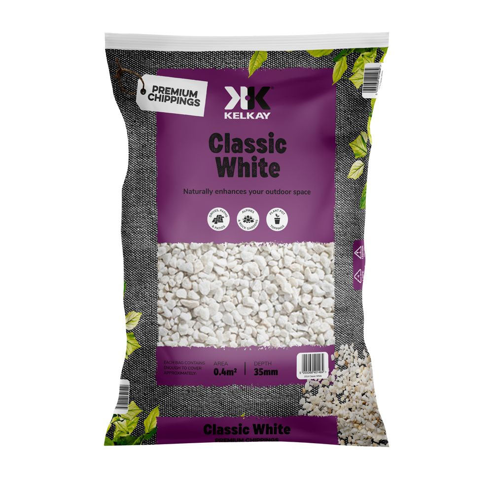 KelKay Classic White Chippings 20mm Large Bag