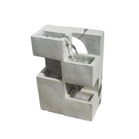 Cube Falls Solar Water Feature