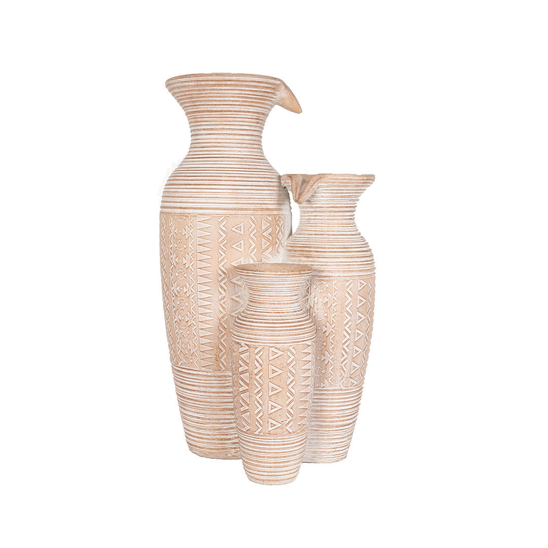 Aztec Vase Solar Water Feature