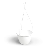 Algarve Plastic Hanging Basket White 30cm