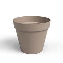 Capri Plastic Pot Taupe 40cm