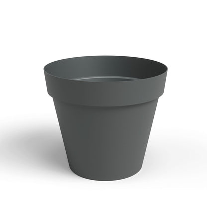 Capri Plastic Pot Anthracite 40cm