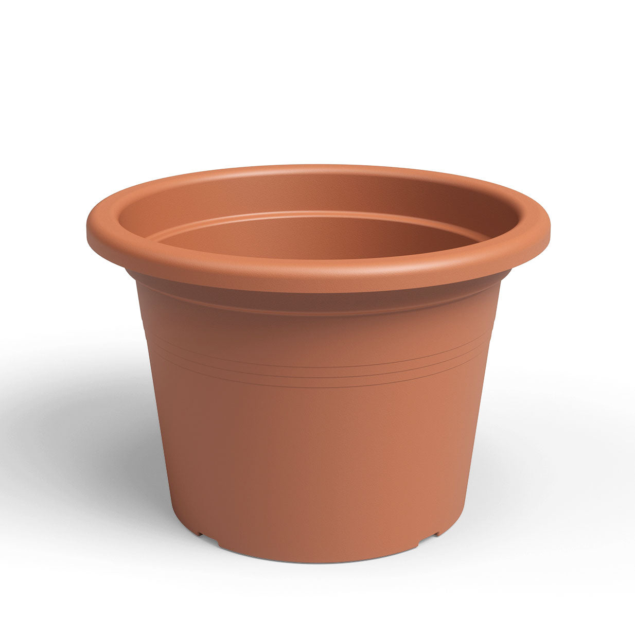 Venezia Cilindro Plastic Pot Terracotta 70cm