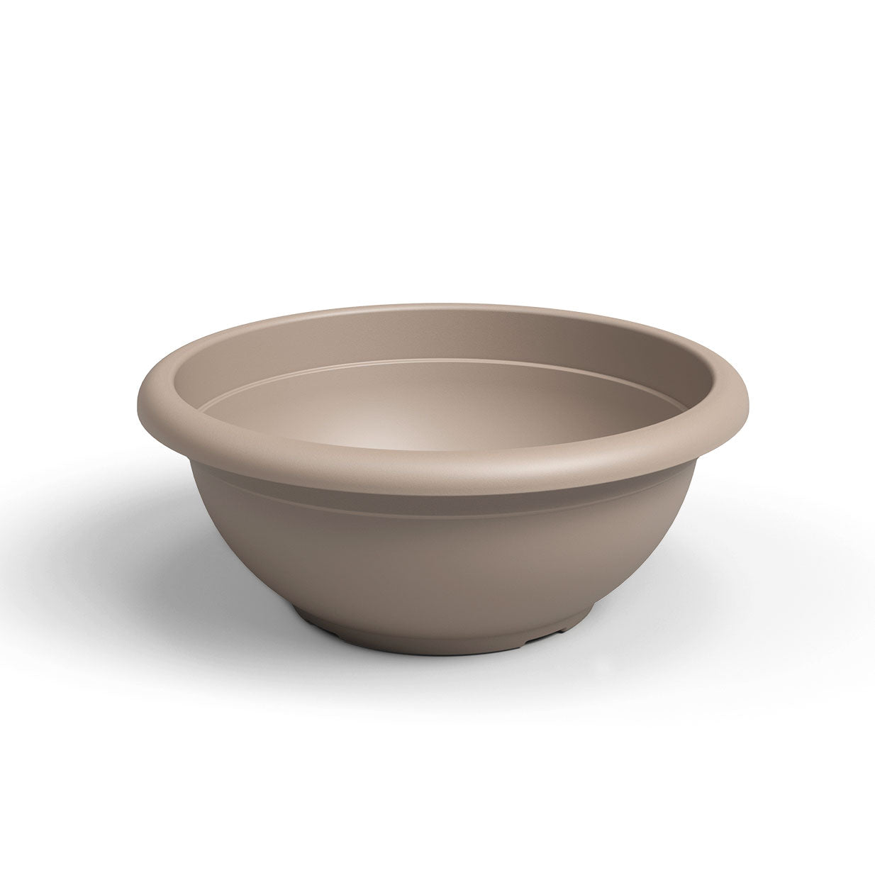 Venezia Plastic Bowl Taupe 30cm
